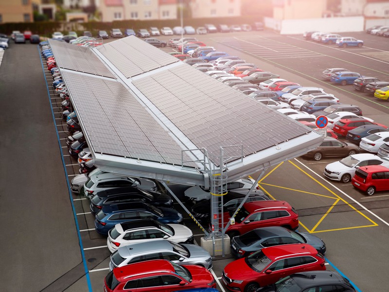 Fotovoltaická elektrárna v STC Škoda Auto